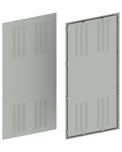 FORMAT Панель задняя вентилируемая 2000х1000мм IEK (FO-00-PBV-200-100) в Калуге Аксессуары для стоек и шкафов Pintop.ru