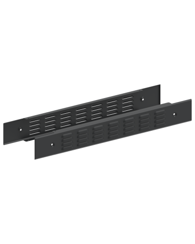 FORMAT Панель цоколя вентилируемая 100х800мм RAL7021 (2шт/компл) IEK (FO-00D-PCV-010-080-7021) в Калуге Аксессуары для стоек и шкафов Pintop.ru