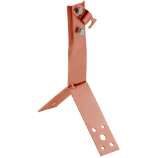 Держатель проводника круглого 6-10мм винтовой для конька h=80мм медь IEK (ZDP80-50-4-16-80)