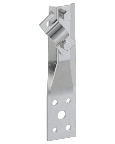 Держатель проводника круглого 6-10мм винтовой прямой h=60мм нержавеющая сталь IEK (ZDP86-20-1-16-60) в Калуге Крепеж Pintop.ru