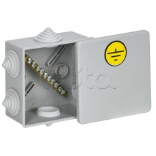 Коробка КУП КМ41360 85х85х40мм IP44 6 вв. (7035) IEK (UKO21-085-085-040-K41-44U)
