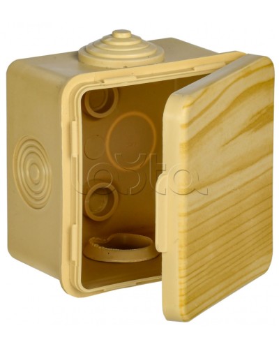 Коробка расп. КМ для о/п D=85х40мм IP54 4 вв. сосна IEK (UKO21-085-040-000-K34-54) в Калуге Распределительные коробки Pintop.ru