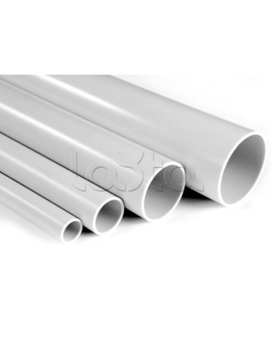 Труба гладкая самозатухающий ПВХ 40 мм IEK CTR10-040-K41-024I (24 м) в Калуге Гладкая труба Pintop.ru