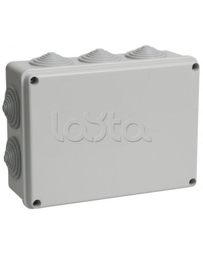 Коробка КМ41244 распаячная для о/п (RAL7035, 10 гермовводов) IEK UKO11-190-140-070-K41-55 в Калуге Аксессуары для средств охраны периметра Pintop.ru