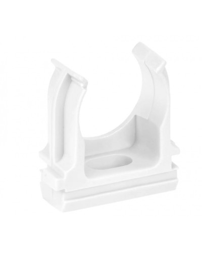 ELASTA Держатель с защелкой CF25 белый IEK (ET-TA00D-CF-025-K01-010) в Калуге Держатели, клипсы, скобы Pintop.ru