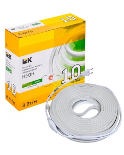 Комплект DIY (2835G120-8-IP65-220В 10м + др.) IEK (LSR5-G-120-65-2-10-S0) в Калуге Источники света(Лампы) Pintop.ru