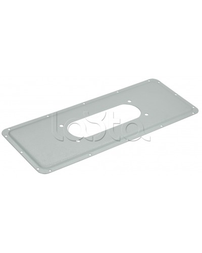 TITAN Фланец кабельный 345х120 с отверстием IEK (TI-00D-FL-345-120) в Калуге Аксессуары для стоек и шкафов Pintop.ru