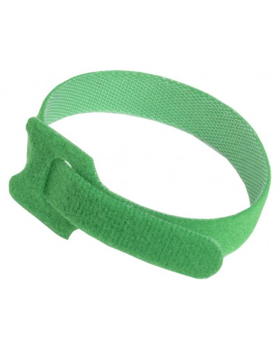 ITK Хомут-липучка ХКл 14х310мм с м/з зеленый (100шт) (HKVG-W14-L310) в Калуге Стяжки-хомуты Pintop.ru