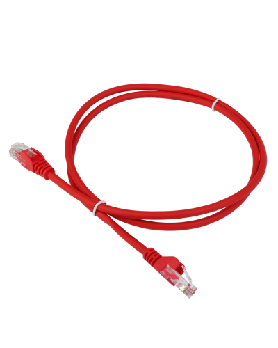 Патч-корд LANMASTER LSZH UTP кат.5e, 8.0 м, красный LANMASTER LAN-PC45/U5E-8.0-RD в Калуге Патчкорды (медные) Pintop.ru