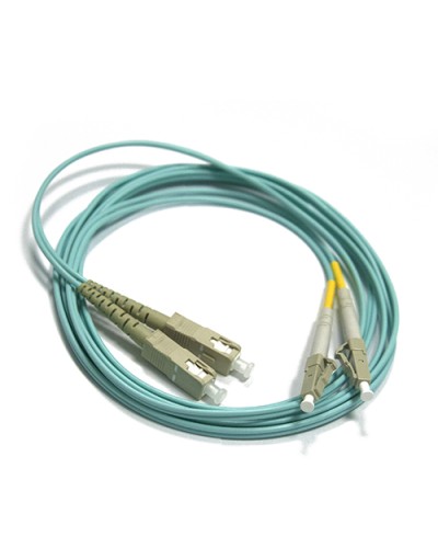 Шнур оптический LC-SC, duplex, 50/125, OM3, LSZH, 2 м LANMASTER LAN-2LC-2SC/OM3-2.0 в Калуге Патч-корды оптические Pintop.ru