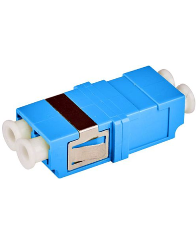 Адаптер оптический LC, OM3, корпус SC без фланцев, дуплексный LANMASTER LAN-2LCS/NF-AM-OM3 в Калуге Коннекторы Pintop.ru