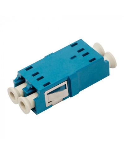 Адаптер оптический LC, SM, корпус SC без фланцев, дуплексный LANMASTER (LAN-2LCS/NF-AM-SM) в Калуге Проходные адаптеры и розетки оптические Pintop.ru