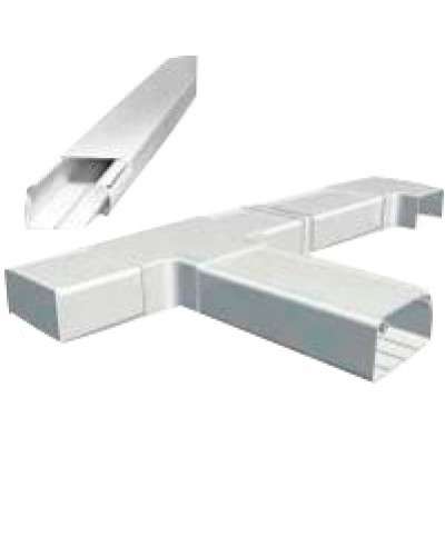 Короб 120х50 мм со съемной перегородкой, 2 метра, белый LANMASTER (LAN-CT120x50-WH) в Калуге Аксессуары для лотков Pintop.ru