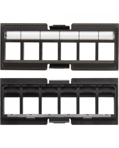 Вставка под кейстоны в модульную панель, экранированная, 6 портов, без шторок LANMASTER LAN-FRM-IN-6OK-SXX в Калуге Коммутационные изделия Pintop.ru