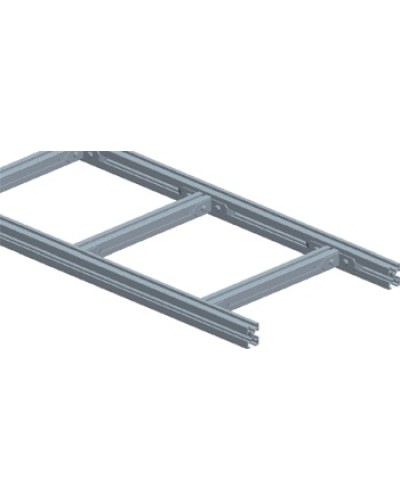 Лоток лестничный, прямая секция шириной 300 мм, алюминий (3 м) LANMASTER LAN-LTA300 в Калуге Кабельные лотки Pintop.ru