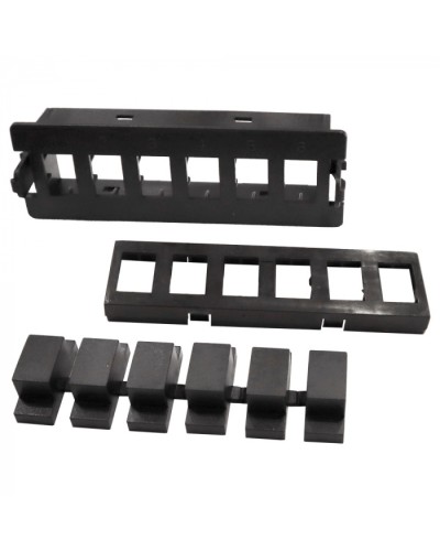 Вставка на 6 MPO адаптеров на место MPO кассеты LANMASTER (LAN-MCSP-6MPO) в Калуге Патч-корды оптические Pintop.ru