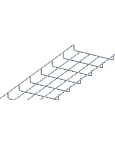 Лоток проволочный 25х300мм, Ф3.8мм, оцинкованный (3 м) LANMASTER LAN-MT25x300-3.8EZ в Калуге Кабельные лотки Pintop.ru