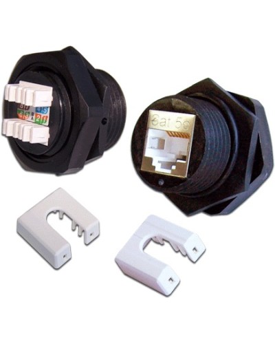 Индустриальный модуль Keystone, RJ45, cat.5e, STP, 180 градусов, IP68 LANMASTER (LAN-OK45S5E/180-WP) в Калуге Коммутационные изделия Pintop.ru