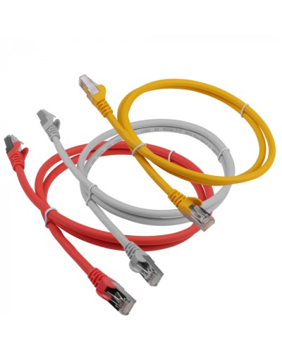 Патч-кордLSZH FTP кат.6A, 7.0 м, белый LANMASTER (LAN-PC45/S6A-7.0-WH) в Калуге Патч-корды и пигтейлы Pintop.ru