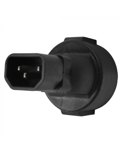 Адаптер переходной, розетка Schuko - вилка C14, 220В, 10А, черный LANMASTER (LAN-PPS/14-BK) в Калуге Проходные адаптеры и розетки оптические Pintop.ru