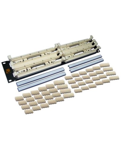 Панель кроссовая 110 типа, 200 пар, 19, 2U LANMASTER LAN-RS110-200FT в Калуге Кроссовое оборудование тип 110 Pintop.ru