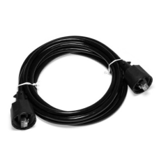 Патч-корд индустриальный RJ45 - RJ45, 4 пары, FTP, категория 5е, 5 м, черный LANMASTER LAN-S45-45-5.0-WP