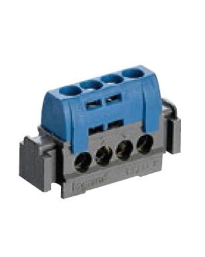 Клеммник синий 4х1.5-16 мм2 LEGRAND 004840 в Калуге Клеммные колодки Pintop.ru