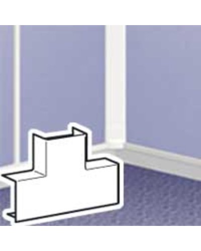 Т-образное ответвление для мини-плинтуса DLPlus 32x16 белый Legrand 033330 в Калуге Аксессуары для кабель-канала Pintop.ru