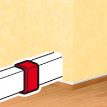 Накладка на стык DLPlus 60х16/20 белый Legrand (033608)