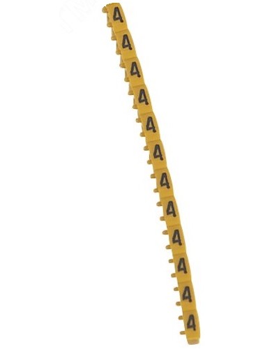 Маркер 4 0,15/0,5 ЖЛТ CAB3 Legrand 038104 в Калуге Аксессуары для кабель-канала Pintop.ru