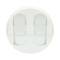 Лицевая панель для розеток 2хRJ45 белый Celiane Legrand 068252