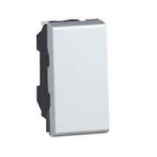 Переключатель на 2 направления Mosaic 1 модуль 10 AX алюминий Legrand 079201