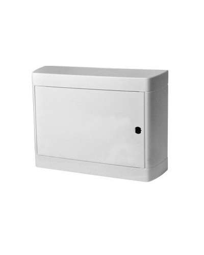 Накладной распределительный щит Nedbox с белой дверью 1 рейка х 12 (+1) модулей Legrand 601236 в Калуге Боксы для автоматов Pintop.ru