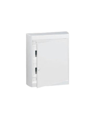 Накладной распределительный щит Nedbox с белой дверью 2 рейки х 12 (+1) модулей Legrand 601237 в Калуге Боксы для автоматов Pintop.ru