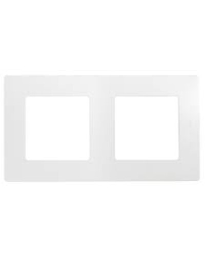 Рамка 2 поста Etika белый Legrand 672502 в Калуге Аксессуары для кабель-канала Pintop.ru