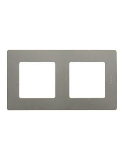 Рамка 2 поста Etika светлая галька Legrand 672522 в Калуге Аксессуары для кабель-канала Pintop.ru