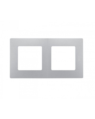 Рамка 2 поста Etika алюминий Legrand 672552 в Калуге Аксессуары для кабель-канала Pintop.ru