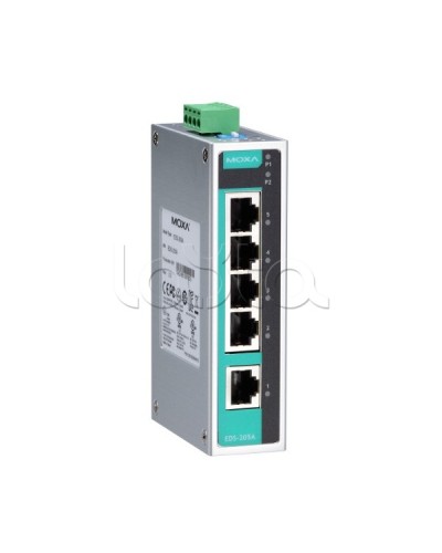 Коммутатор неуправляемый промышленный 5-портовый Moxa EDS-205A-T в Калуге Коммутаторы Pintop.ru