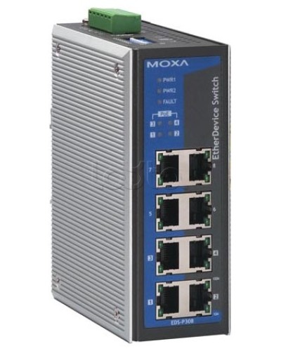 Коммутатор неуправляемый промышленный 8-портовый Moxa EDS-308-T в Калуге Коммутаторы Pintop.ru