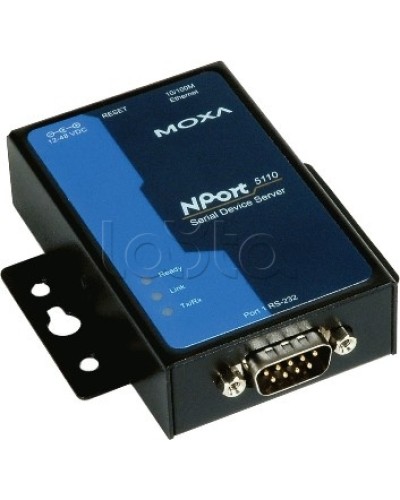 Сервер 1-портовый RS-232 в Ethernet Moxa NPort 5110A в Калуге Дополнительное оборудование для ОПС Pintop.ru