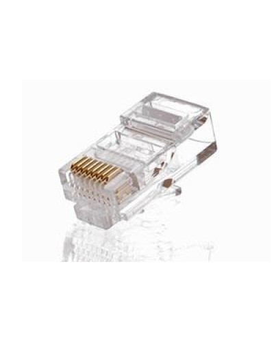 Разъем RJ-45 под витую пару категория 5е (1000 шт/уп) NETLAN EC-UP8P8C-5E-003-TR-1000 в Калуге Коннекторы Pintop.ru