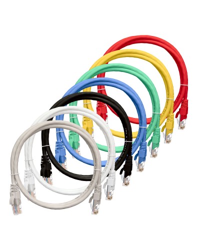 Шнур коммутационный 2хRJ45/8P8C U/UTP кат.5е (NMC-PC4UD55B-020-WT) NIKOMAX в Калуге Патчкорды (медные) Pintop.ru