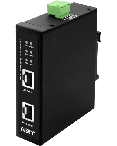 Промышленный PoE-инжектор Gigabit Ethernet на 90W с бустером напряжения NST NS-PI-1G-90/IB в Калуге Дополнительное оборудование для сетей Pintop.ru