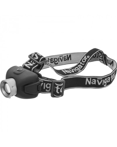 Фонарь Navigator 94 913 NPT-H06-3AAA налоб. CREE 1LEDx5Вт 3 реж. фокус в Калуге Источники света(Лампы) Pintop.ru
