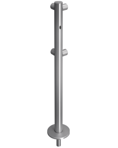 Стойкаограждения съемная L-образная Oxgard ВЗР 1996Р.21-05 в Калуге Ограждения Pintop.ru