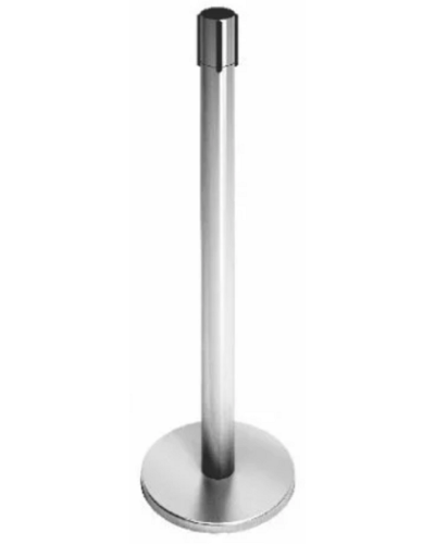 Стойка ограждения передвижная с ремнем (2 метра красный с тормозом) Oxgard ВЗР2387.04 в Калуге Ограждения Pintop.ru