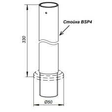 Стойка PERCo-BSP4