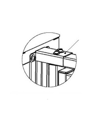 Накладка верхняя PERCo-RF01 0-03 в Калуге Дополнительное оборудование для СКУД Pintop.ru