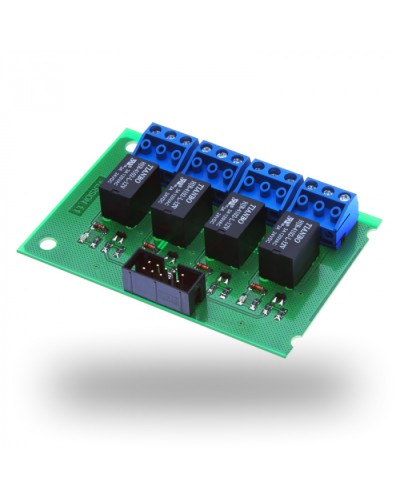 Расширитель релейный Parsec NMO-04 в Калуге Сетевая СКУД Parsec Pintop.ru