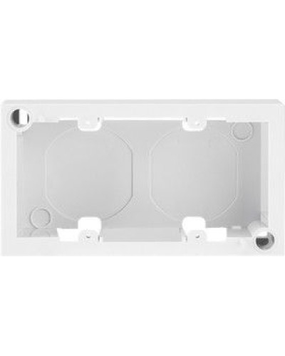 Короб накладной для лицевых панелей 80х150 под 4 модуля 45х22,5 Mosaic 03-0127 в Калуге Распределительные коробки Pintop.ru